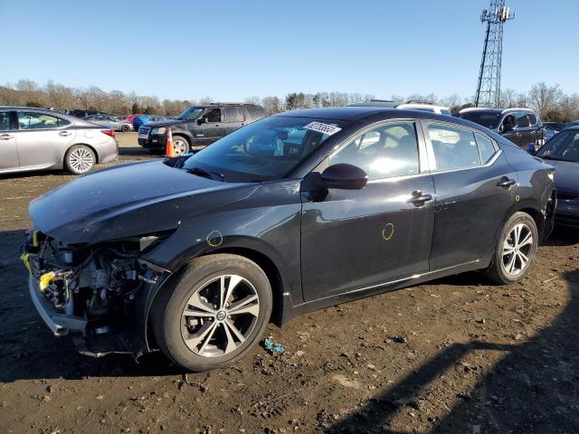 3N1AB8CV6MY287606 - 2021 NISSAN SENTRA SV BLACK photo 1