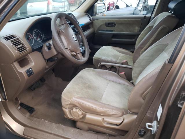 SHSRD78892U009002 - 2002 HONDA CR-V EX BROWN photo 7