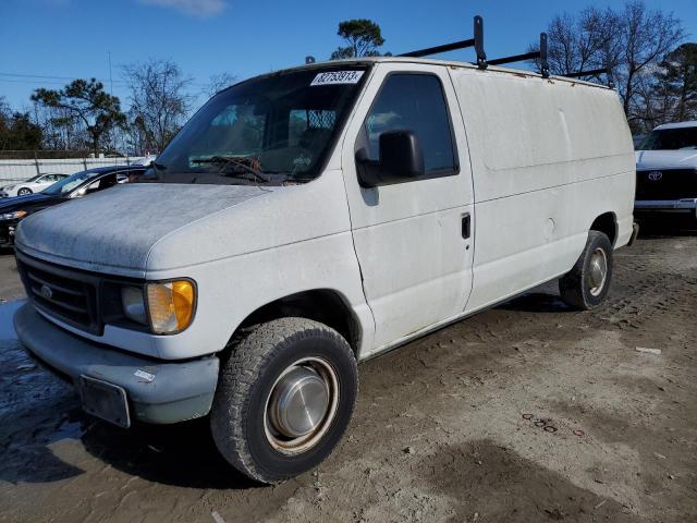 1FTNE24213HA48241 - 2003 FORD ECONOLINE E250 VAN WHITE photo 1