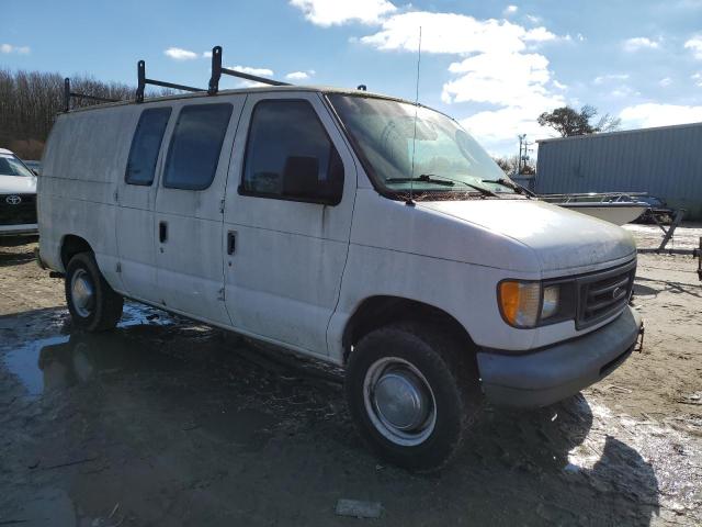 1FTNE24213HA48241 - 2003 FORD ECONOLINE E250 VAN WHITE photo 4