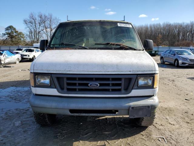 1FTNE24213HA48241 - 2003 FORD ECONOLINE E250 VAN WHITE photo 5