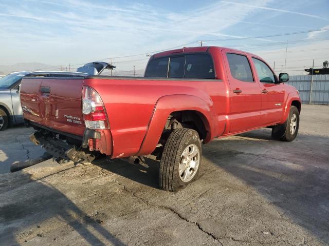 3TMKU4HNXAM023756 - 2010 TOYOTA TACOMA DOUBLE CAB PRERUNNER LONG BED RED photo 3