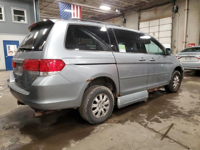 5FNRL38489B033009 - 2009 HONDA ODYSSEY EX BLUE photo 3