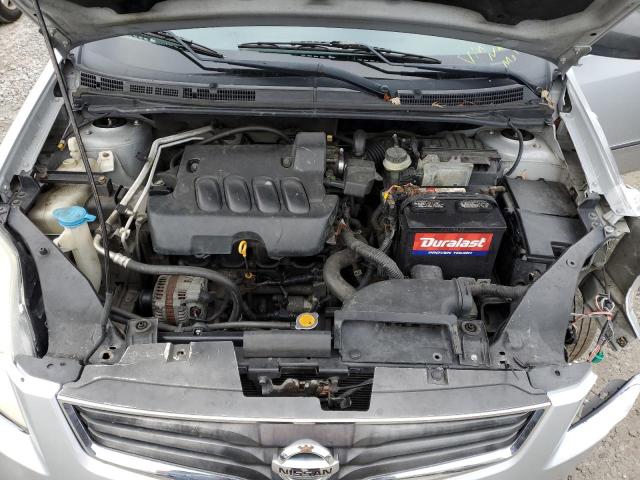 3N1AB6AP3BL660345 - 2011 NISSAN SENTRA 2.0 SILVER photo 11