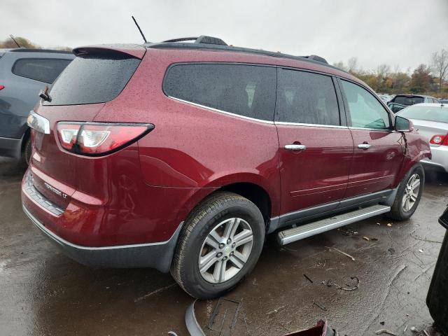 1GNKVHKDXFJ243110 - 2015 CHEVROLET TRAVERSE LT 红色 照片 3