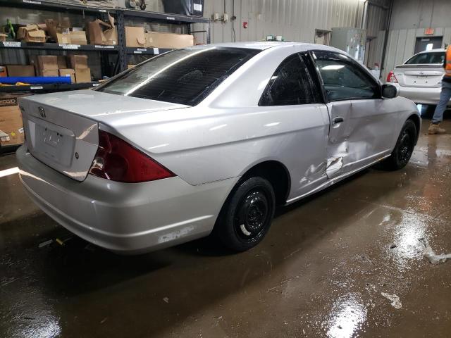 1HGEM22911L001659 - 2001 HONDA CIVIC SI SILVER photo 3