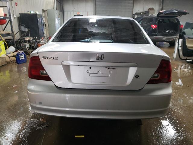 1HGEM22911L001659 - 2001 HONDA CIVIC SI SILVER photo 6