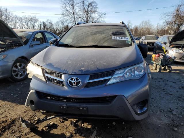 JTMBFREV0ED065575 - 2014 TOYOTA RAV4 LE BLUE photo 5