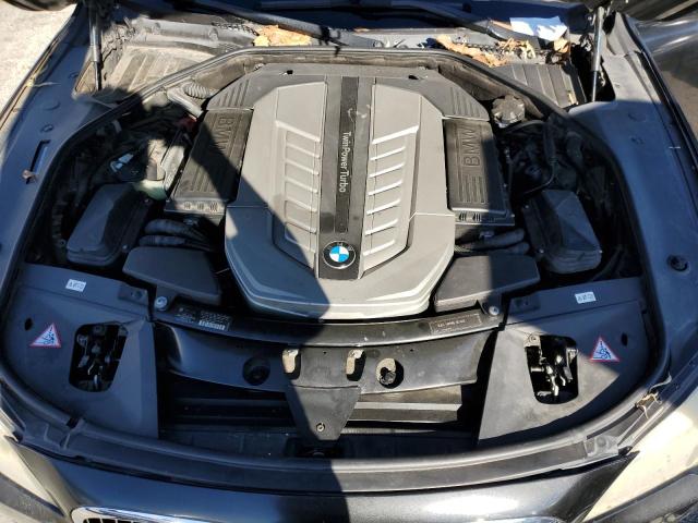 WBAKB0C56BCY40258 - 2011 BMW 760 LI BLACK photo 11