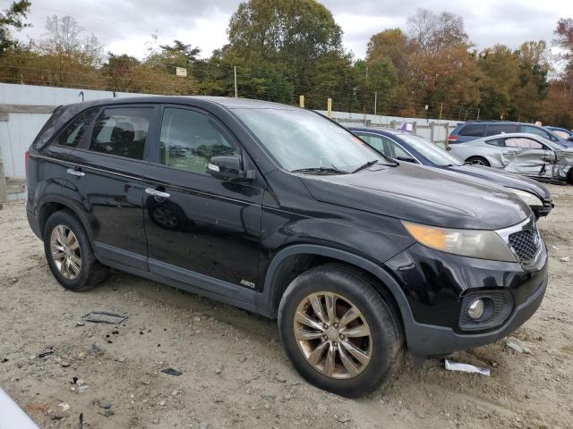 5XYKUDA28BG014407 - 2011 KIA SORENTO EX BLACK photo 4