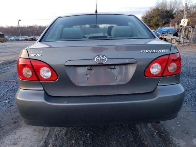 2T1BR32E26C643571 - 2006 TOYOTA COROLLA CE GRAY photo 6