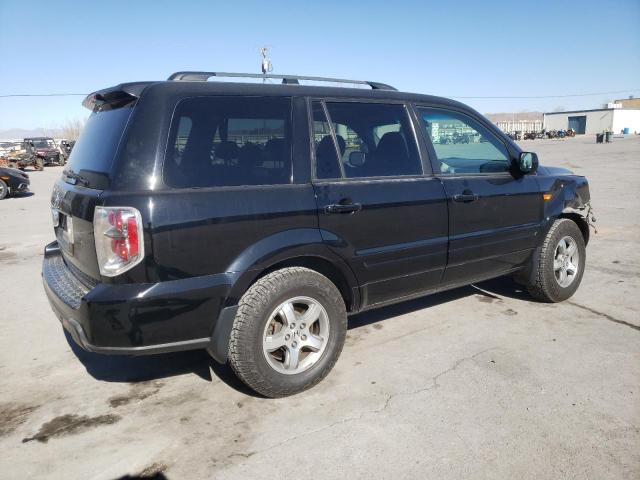 5FNYF28607B025188 - 2007 HONDA PILOT EXL BLACK photo 3