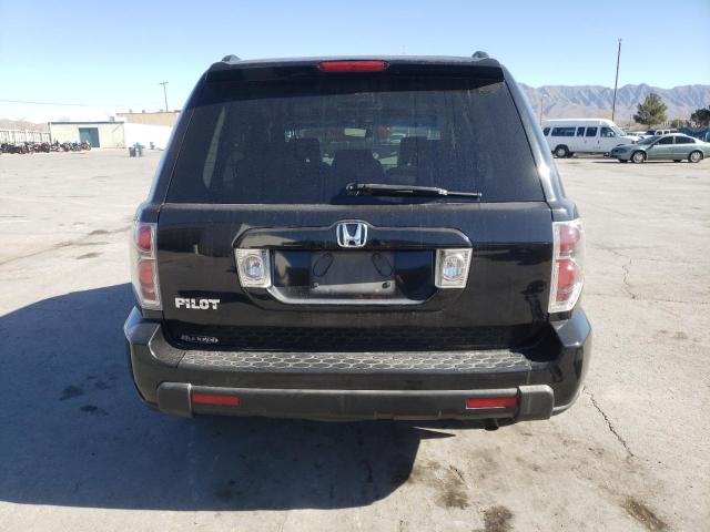 5FNYF28607B025188 - 2007 HONDA PILOT EXL BLACK photo 6