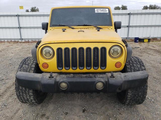 1J4GB59157L165448 - 2007 JEEP WRANGLER SAHARA YELLOW photo 5