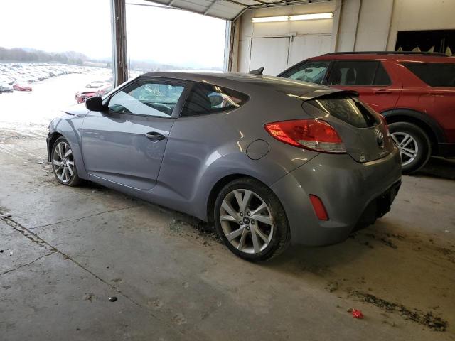 KMHTC6AD5GU269103 - 2016 HYUNDAI VELOSTER GRAY photo 2