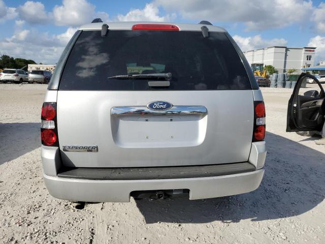 1FMEU6DE6AUB07868 - 2010 FORD EXPLORER XLT SILVER photo 6