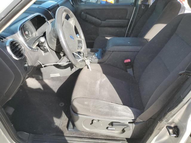 1FMEU6DE6AUB07868 - 2010 FORD EXPLORER XLT SILVER photo 7