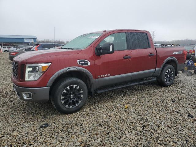 1N6AA1E50HN515507 - 2017 NISSAN TITAN SV RED photo 1