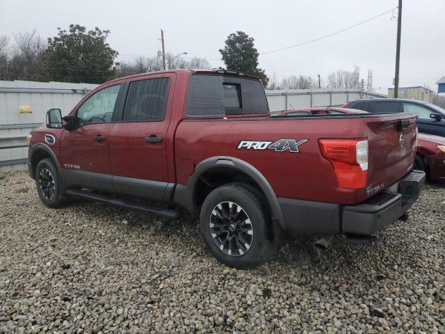 1N6AA1E50HN515507 - 2017 NISSAN TITAN SV RED photo 2