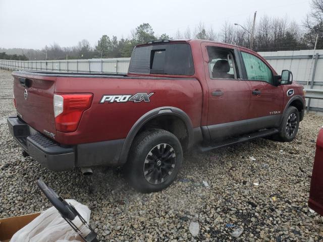 1N6AA1E50HN515507 - 2017 NISSAN TITAN SV RED photo 3