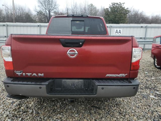 1N6AA1E50HN515507 - 2017 NISSAN TITAN SV RED photo 6