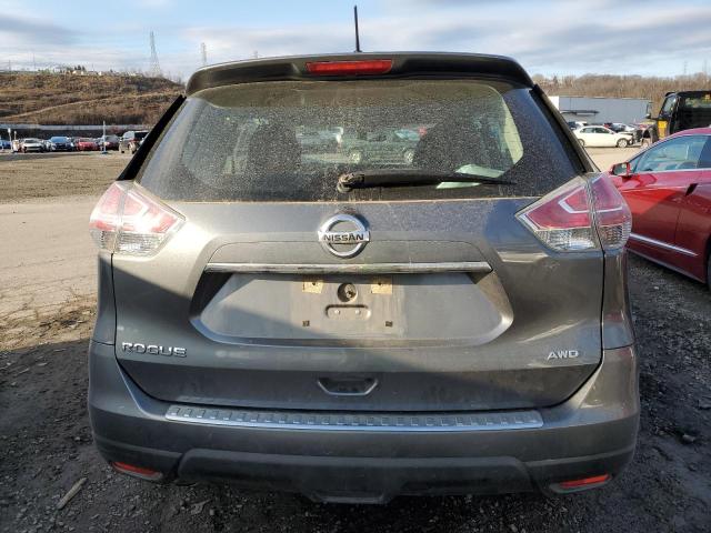 5N1AT2MV8FC756031 - 2015 NISSAN ROGUE S GRAY photo 6