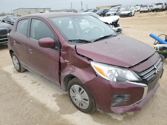 ML32AUHJ2RH003817 - 2024 MITSUBISHI MIRAGE ES MAROON photo 4