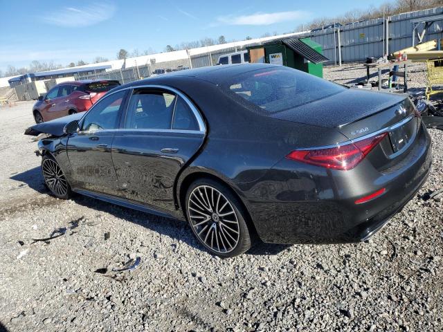 W1K6G7GB8NA110341 - 2022 MERCEDES-BENZ S 580 4MATIC GRAY photo 2