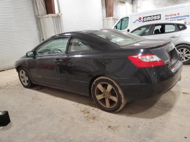 2HGFG12846H564593 - 2006 HONDA CIVIC EX BLACK photo 2