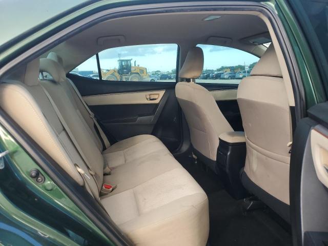 2T1BURHE0EC097957 - 2014 TOYOTA COROLLA L GREEN photo 10