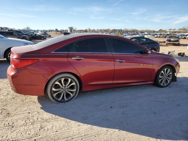 5NPEC4AB3EH844645 - 2014 HYUNDAI SONATA SE RED photo 3