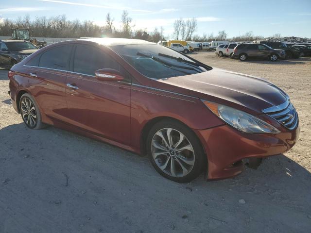 5NPEC4AB3EH844645 - 2014 HYUNDAI SONATA SE RED photo 4