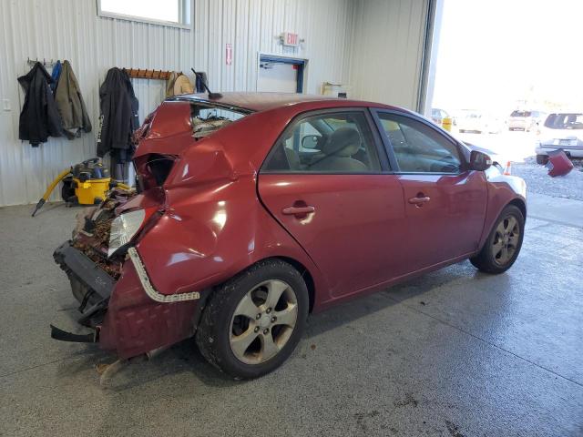 KNAFU4A29A5055425 - 2010 KIA FORTE EX Бордовый фото 3