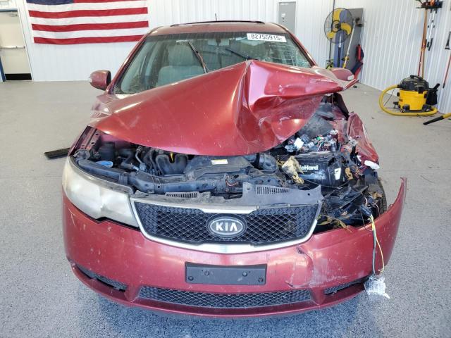 KNAFU4A29A5055425 - 2010 KIA FORTE EX Бордовый фото 5