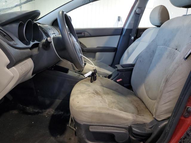 KNAFU4A29A5055425 - 2010 KIA FORTE EX Бордовый фото 7