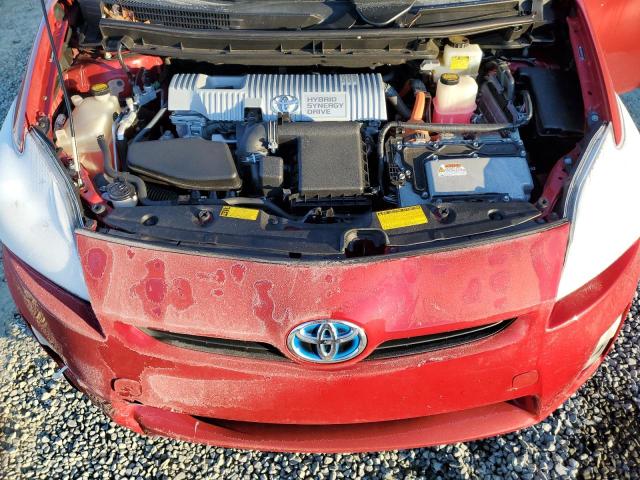 JTDKN3DU9A5119453 - 2010 TOYOTA PRIUS RED photo 11