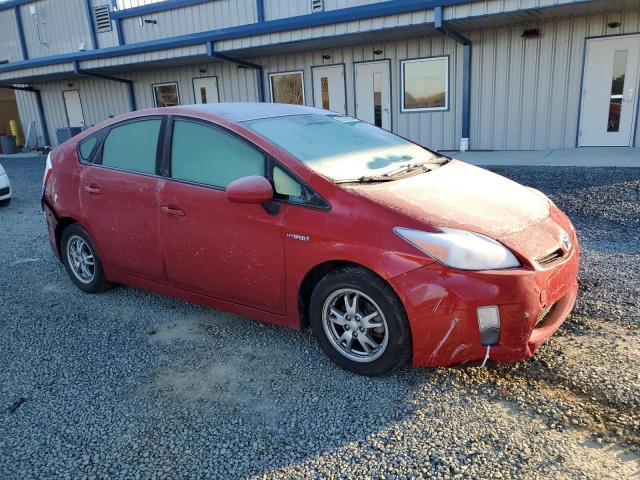 JTDKN3DU9A5119453 - 2010 TOYOTA PRIUS RED photo 4