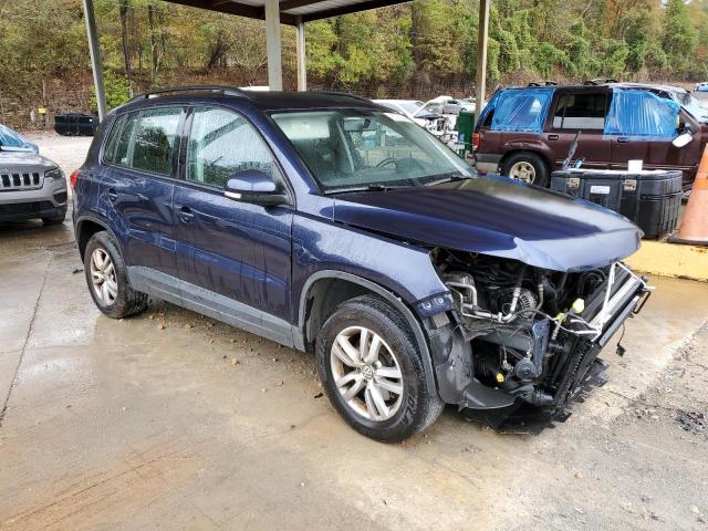 WVGAV7AX2FW555818 - 2015 VOLKSWAGEN TIGUAN S BLUE photo 4