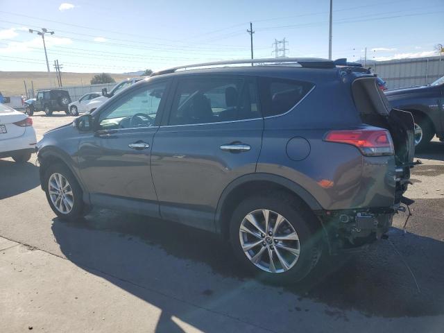 2T3DFREV1JW748438 - 2018 TOYOTA RAV4 LIMITED GRAY photo 2