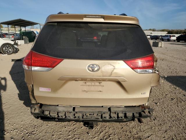 5TDKK3DCXCS192537 - 2012 TOYOTA SIENNA LE TAN photo 6