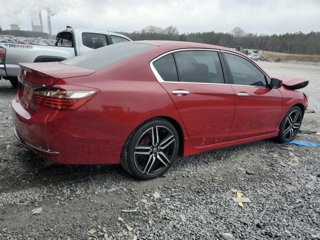 1HGCR2E16HA119307 - 2017 HONDA ACCORD SPORT SPECIAL EDITION RED photo 3