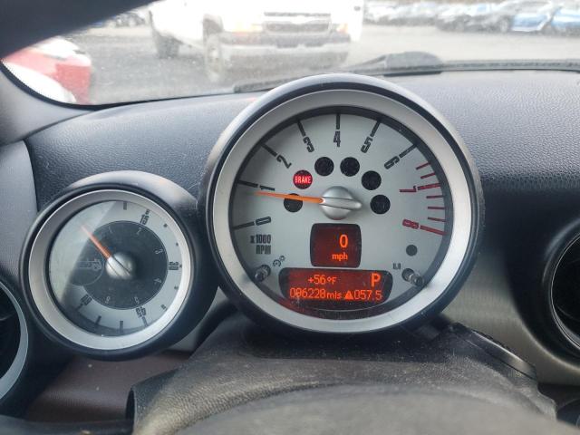 WMWMS33539TG89385 - 2009 MINI COOPER S WHITE photo 9