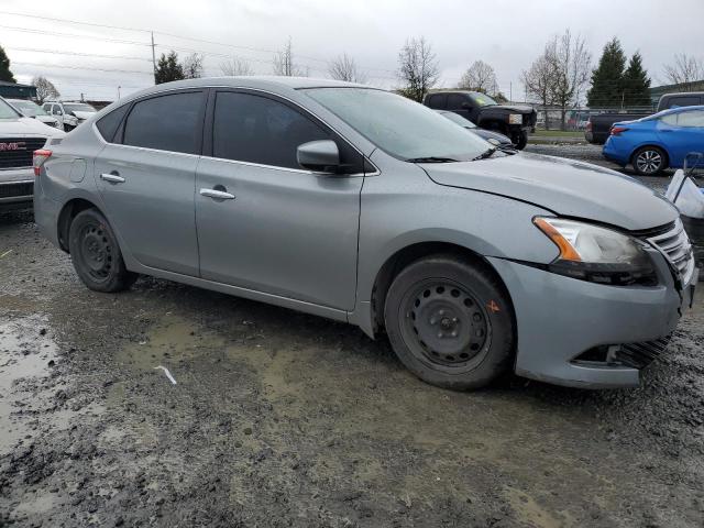 3N1AB7AP3DL699686 - 2013 NISSAN SENTRA S SILVER photo 4