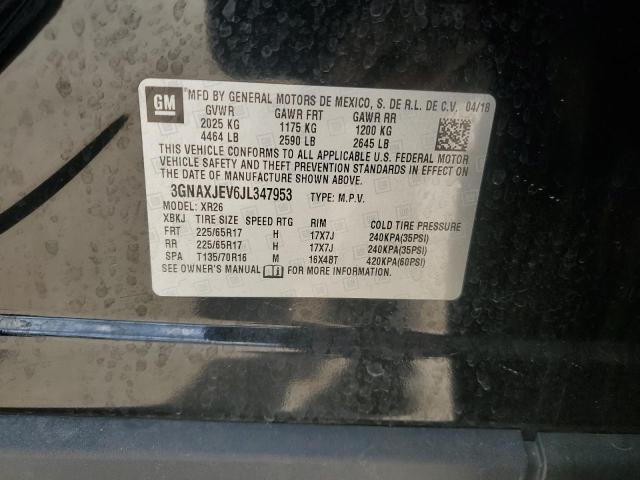 3GNAXJEV6JL347953 - 2018 CHEVROLET EQUINOX LT Qara foto 13