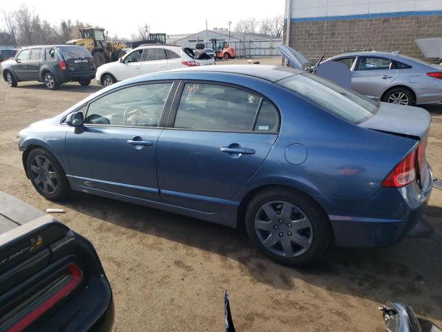 2HGFA16528H518281 - 2008 HONDA CIVIC LX BLUE photo 2