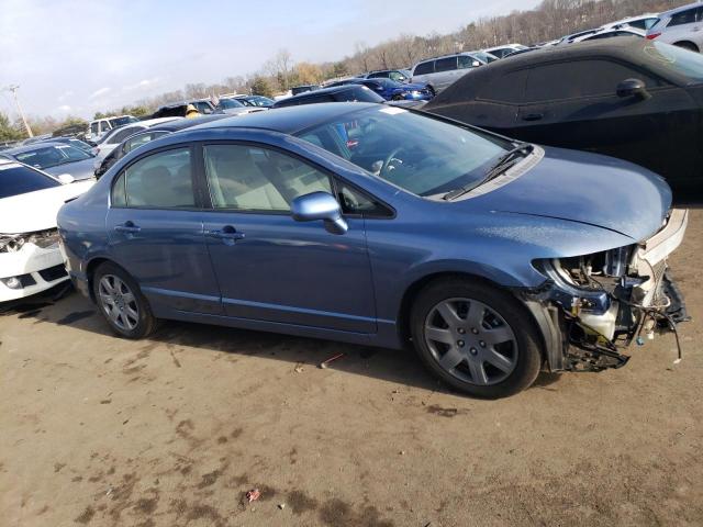 2HGFA16528H518281 - 2008 HONDA CIVIC LX BLUE photo 4