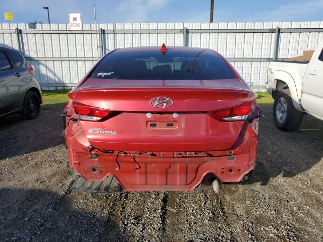 5NPD84LF6HH147861 - 2017 HYUNDAI ELANTRA SE RED photo 6