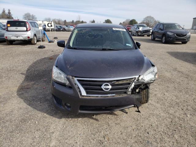 3N1AB7AP5DL733319 - 2013 NISSAN SENTRA S BLACK photo 5