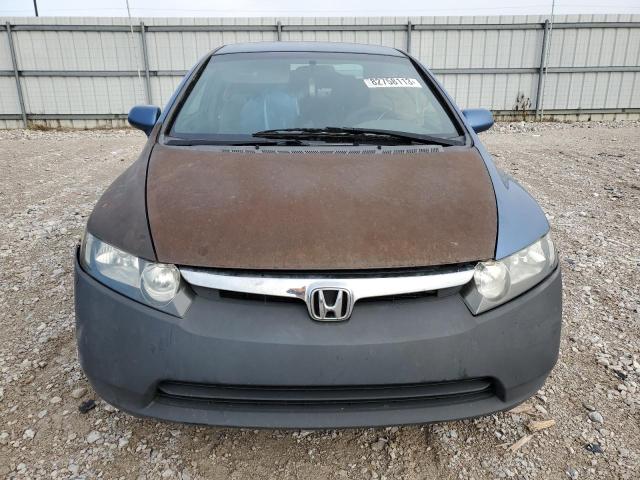 1HGFA16566L058901 - 2006 HONDA CIVIC LX BLUE photo 5