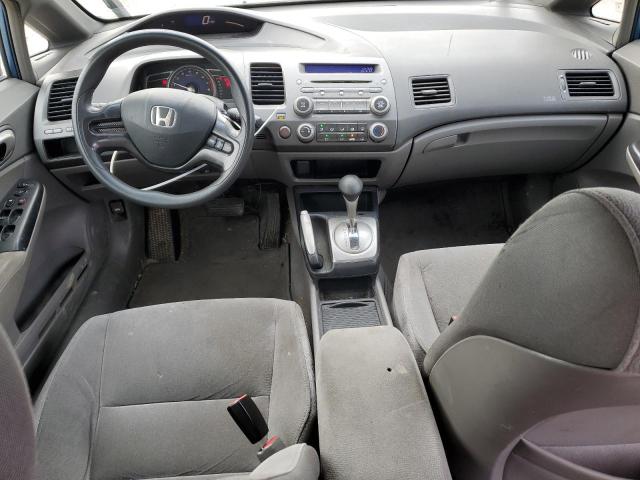 1HGFA16566L058901 - 2006 HONDA CIVIC LX BLUE photo 8